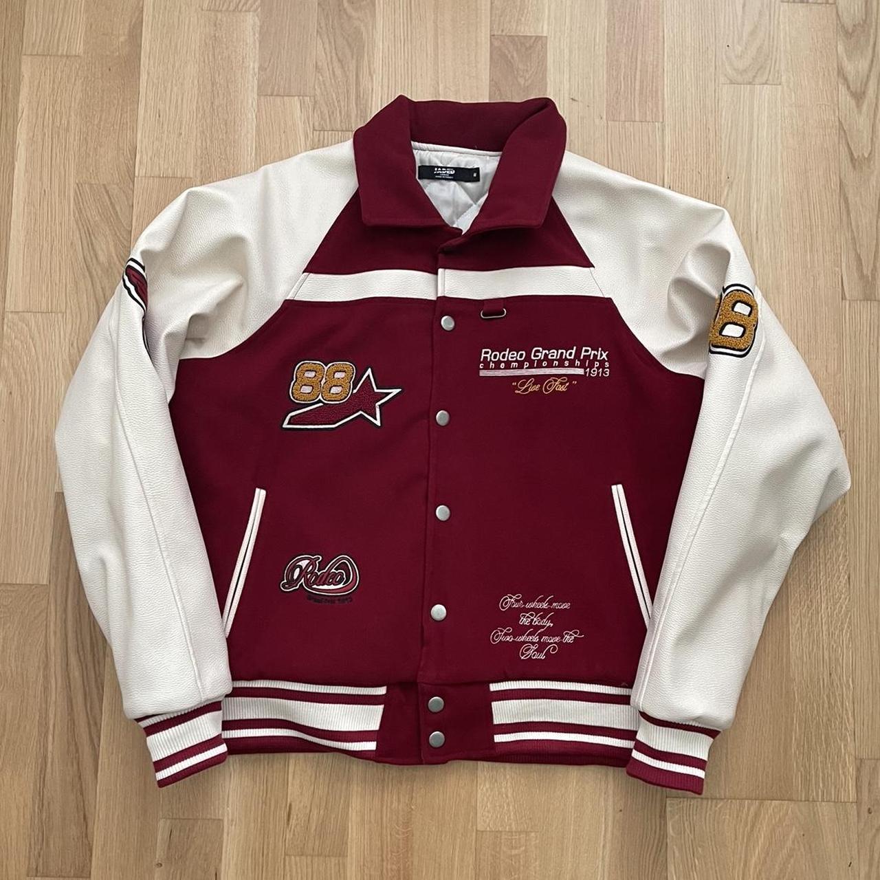 Jaded london man varsity jacket baseball vintage... - Depop