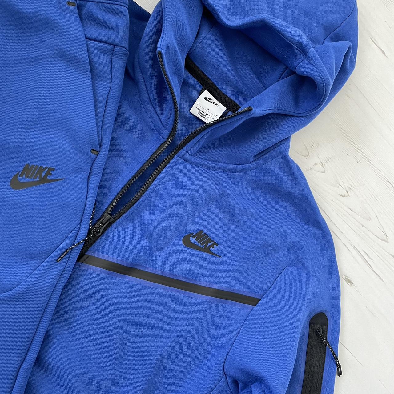 Nike Tech Fleece Tracksuit Royal Blue Men’s Size... Depop