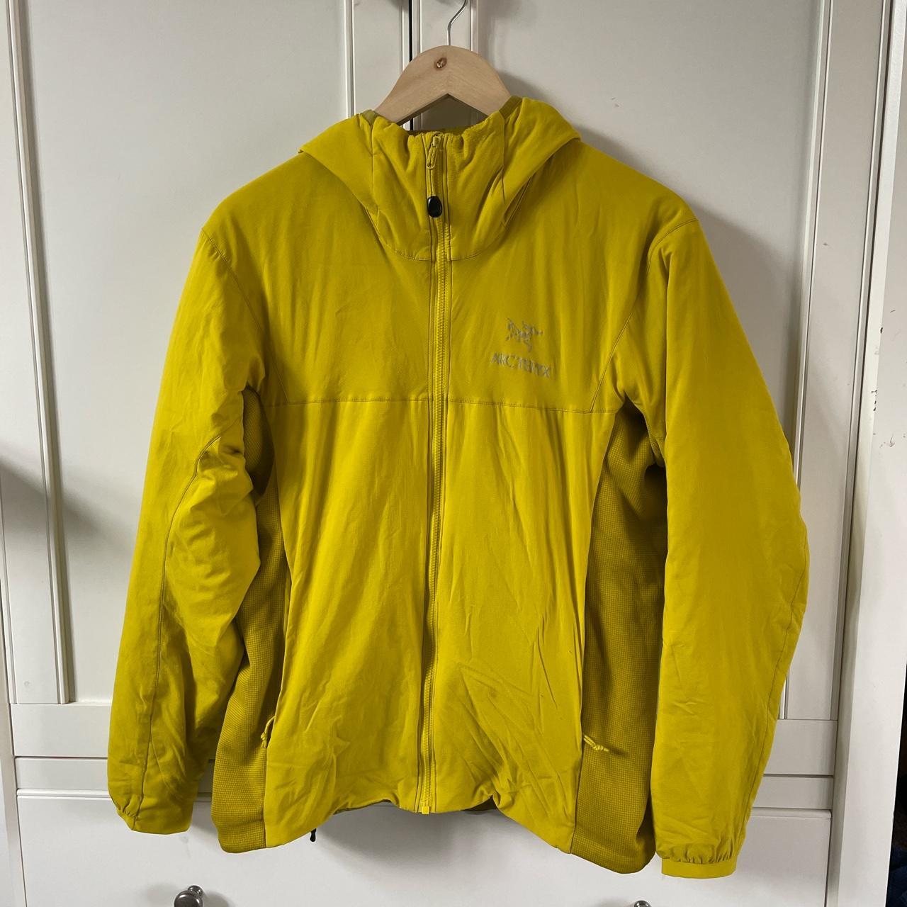 Arcteryx atom lightweight down jacket yellow size... - Depop