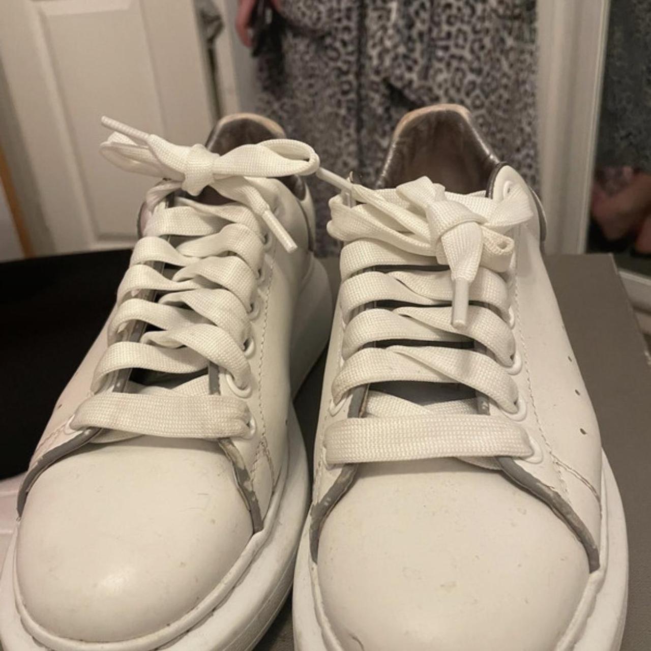 Alexander mcqueen cheap white reflective