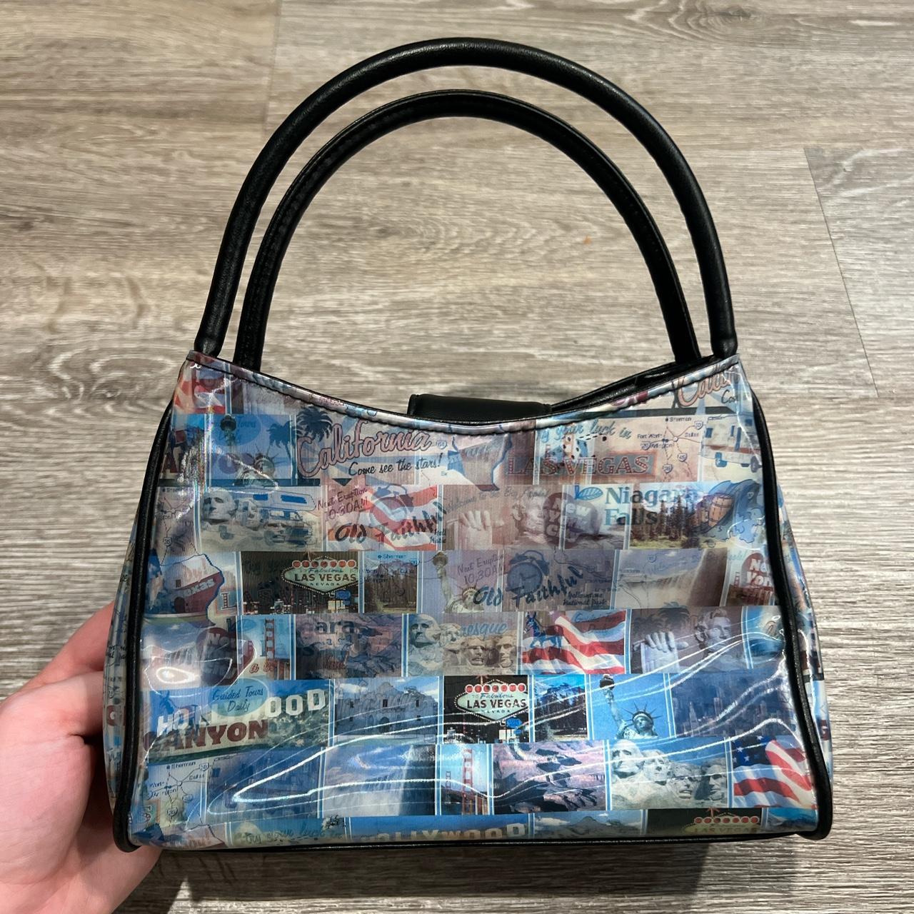 Lenticular printed purse - small hand bag / in good... - Depop