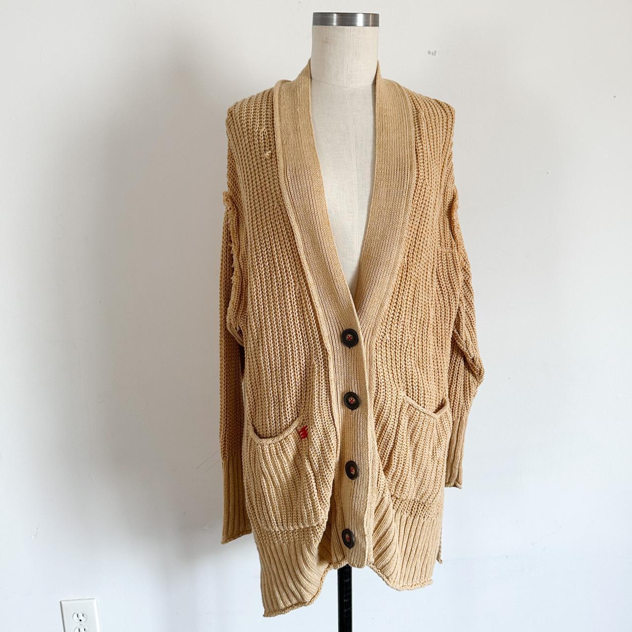 Urban Outfitters mustard cardigan -- size M - Depop