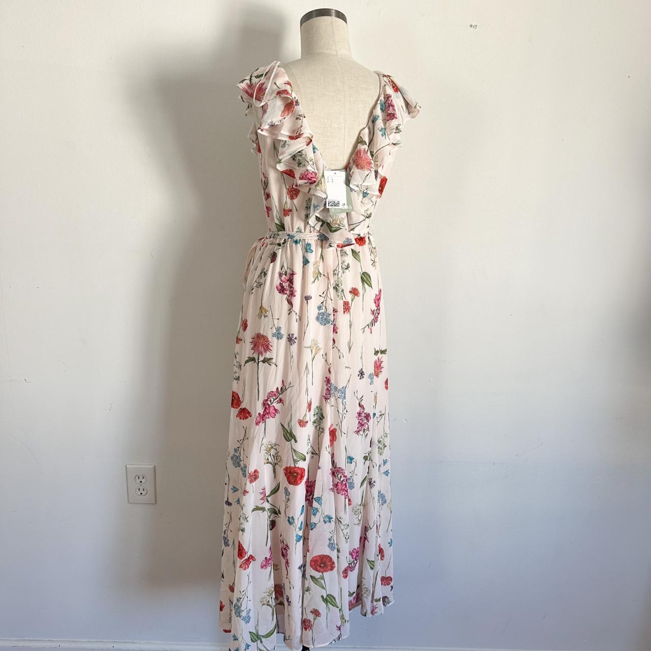 H&M floral maxi dress, NWT — size L - Depop