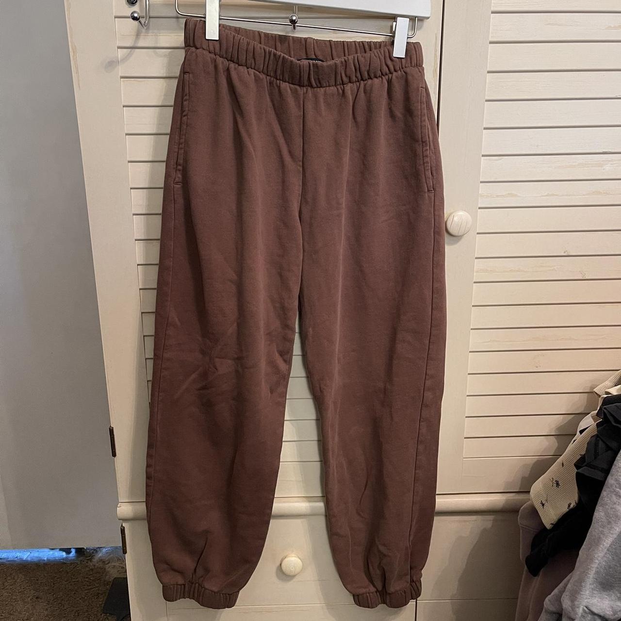 brandy melville brown rosa sweatpants * one size Depop