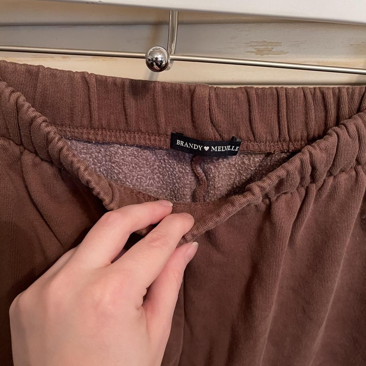 brandy melville brown rosa sweatpants * one size Depop