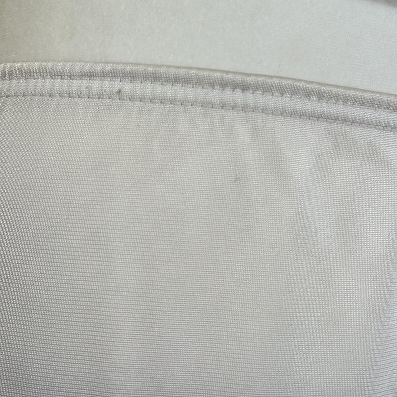 Vintage Women's Skirt - White/Cream - XS – Vintag… - image 7