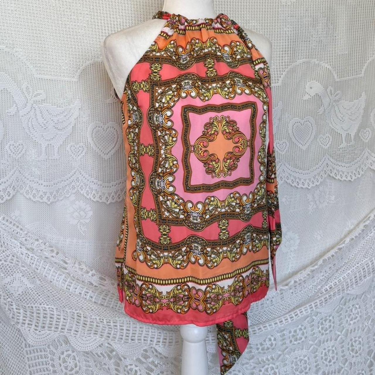 Cache Women's Blouse - Multi/Pink - S – Cache Y2K… - image 5