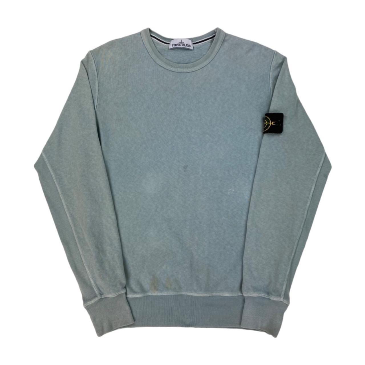 Stone island light blue on sale sweatshirt