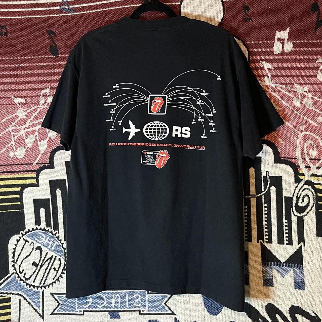 1997 Rolling Stones bridge to Babylon world tour tee | Depop