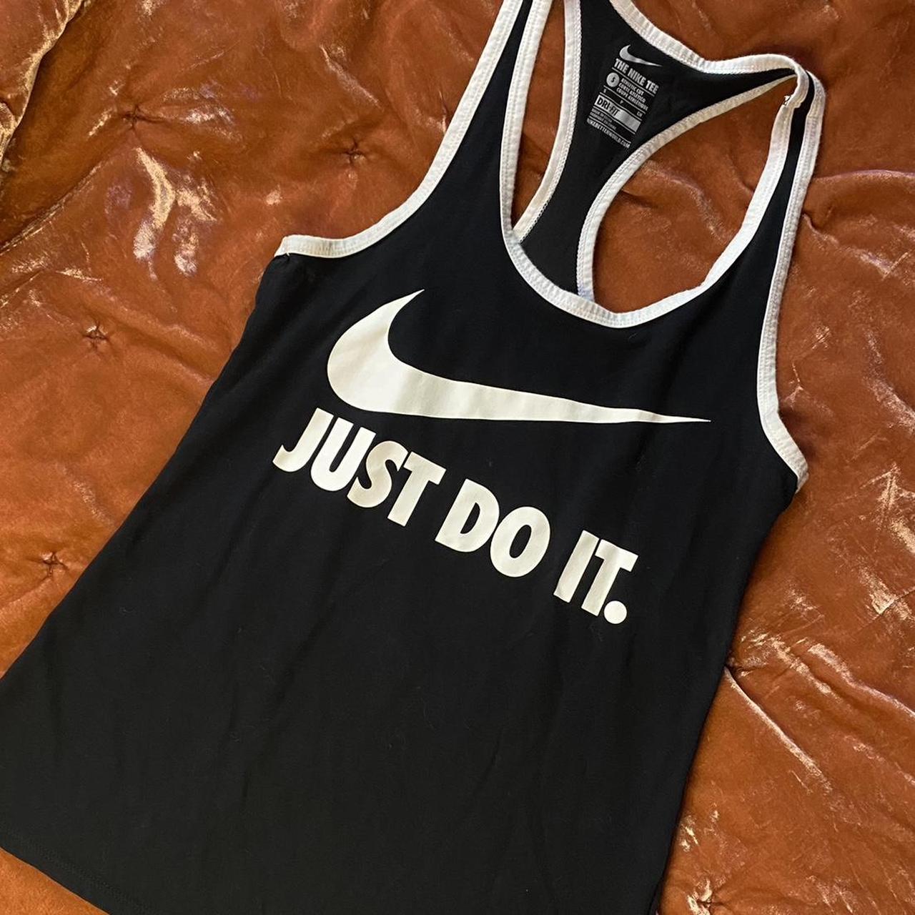 nike athletic cut dri fit tank - Depop