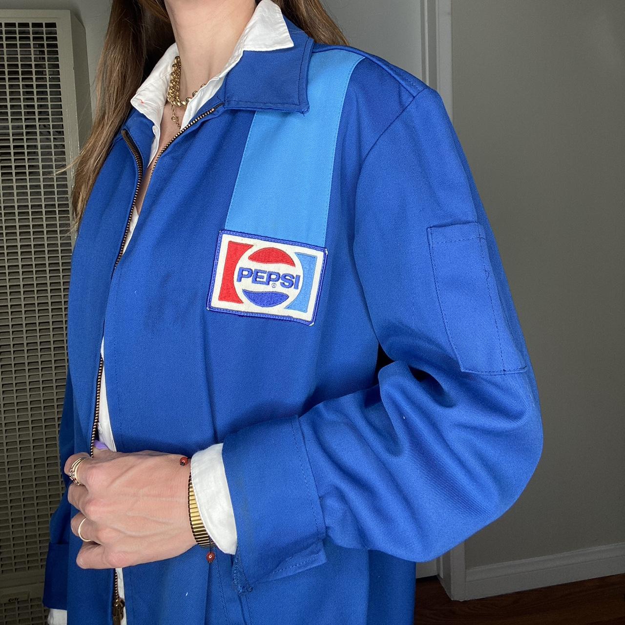 Vintage Pepsi Work Jacket Fits: Medium Size: 42in | Depop