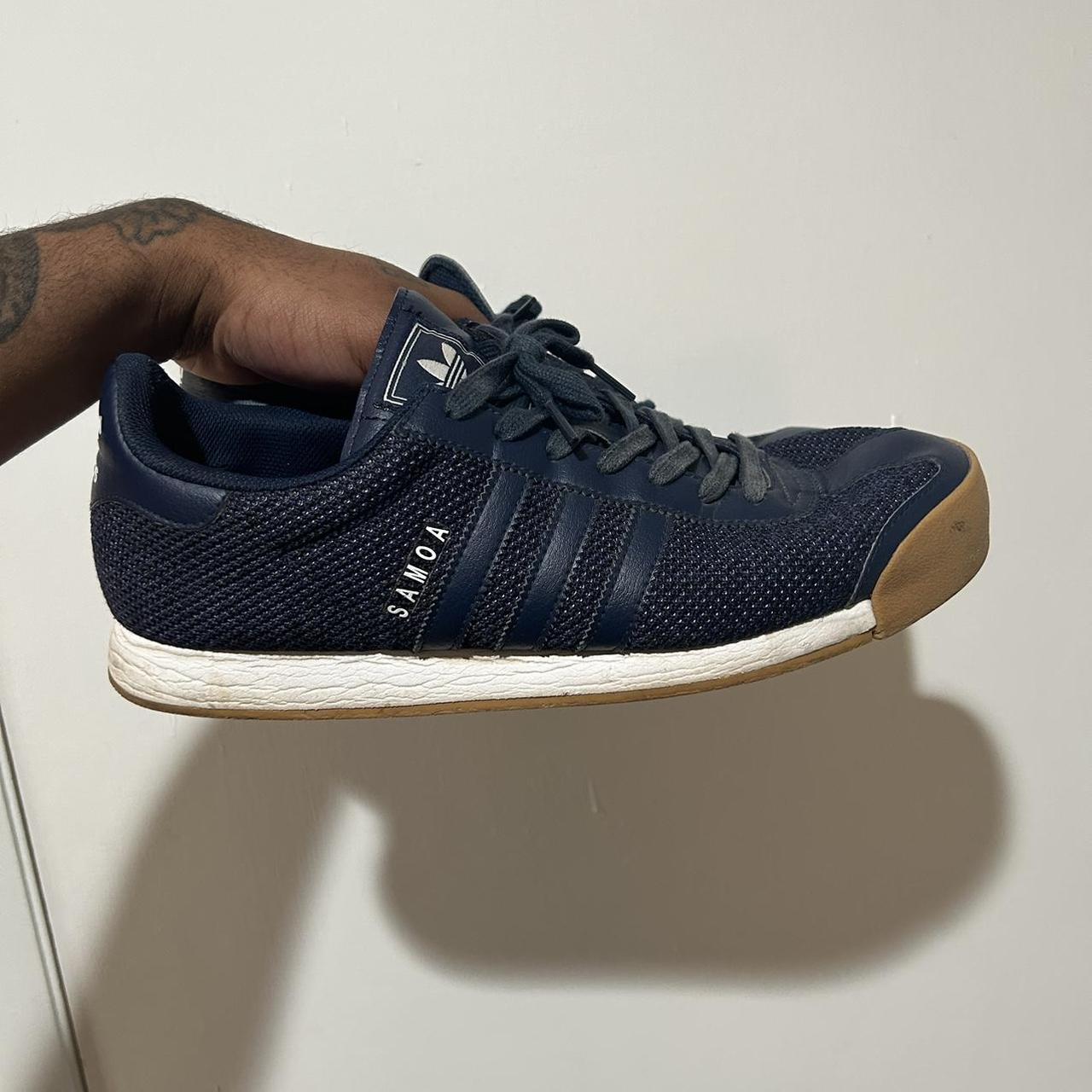 Navy blue adidas sale samoa