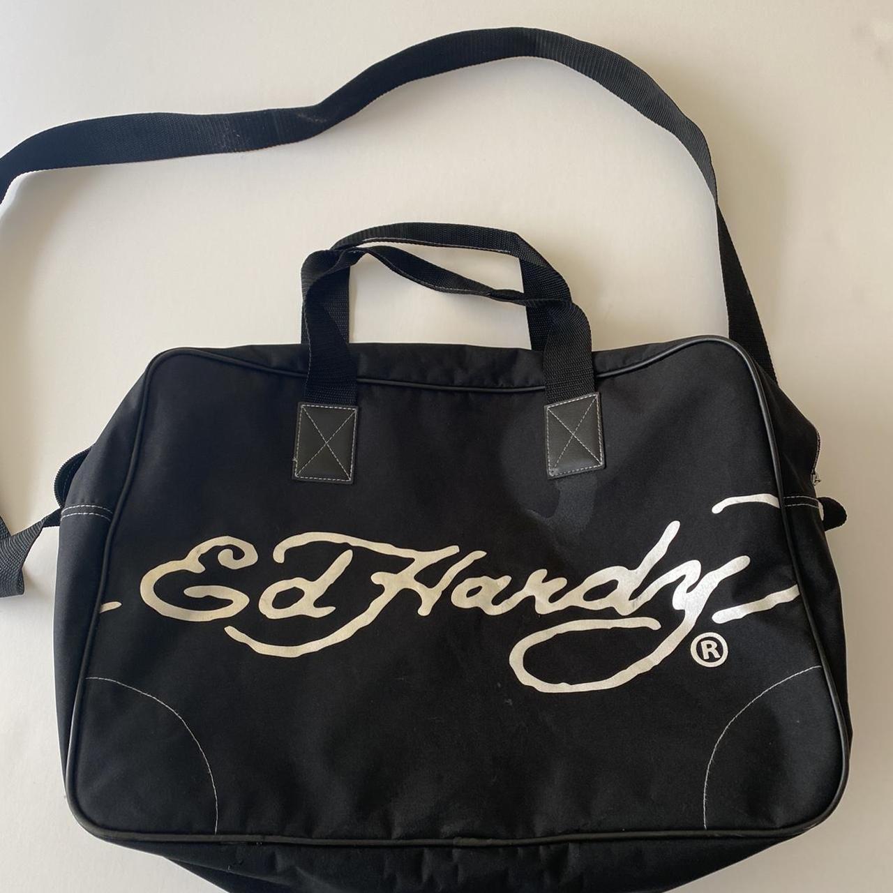 Ed hardy duffel bag bought with tags #edhardy... - Depop