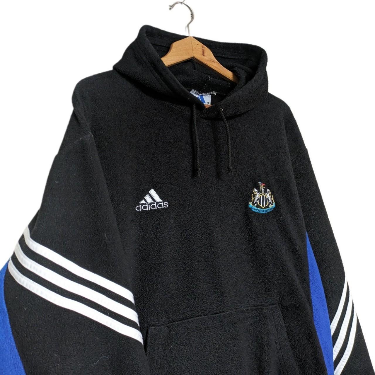 Vintage Adidas Newcastle United fleecy hoodie size... Depop