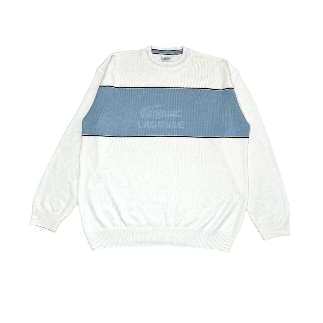 Mens white deals lacoste jumper