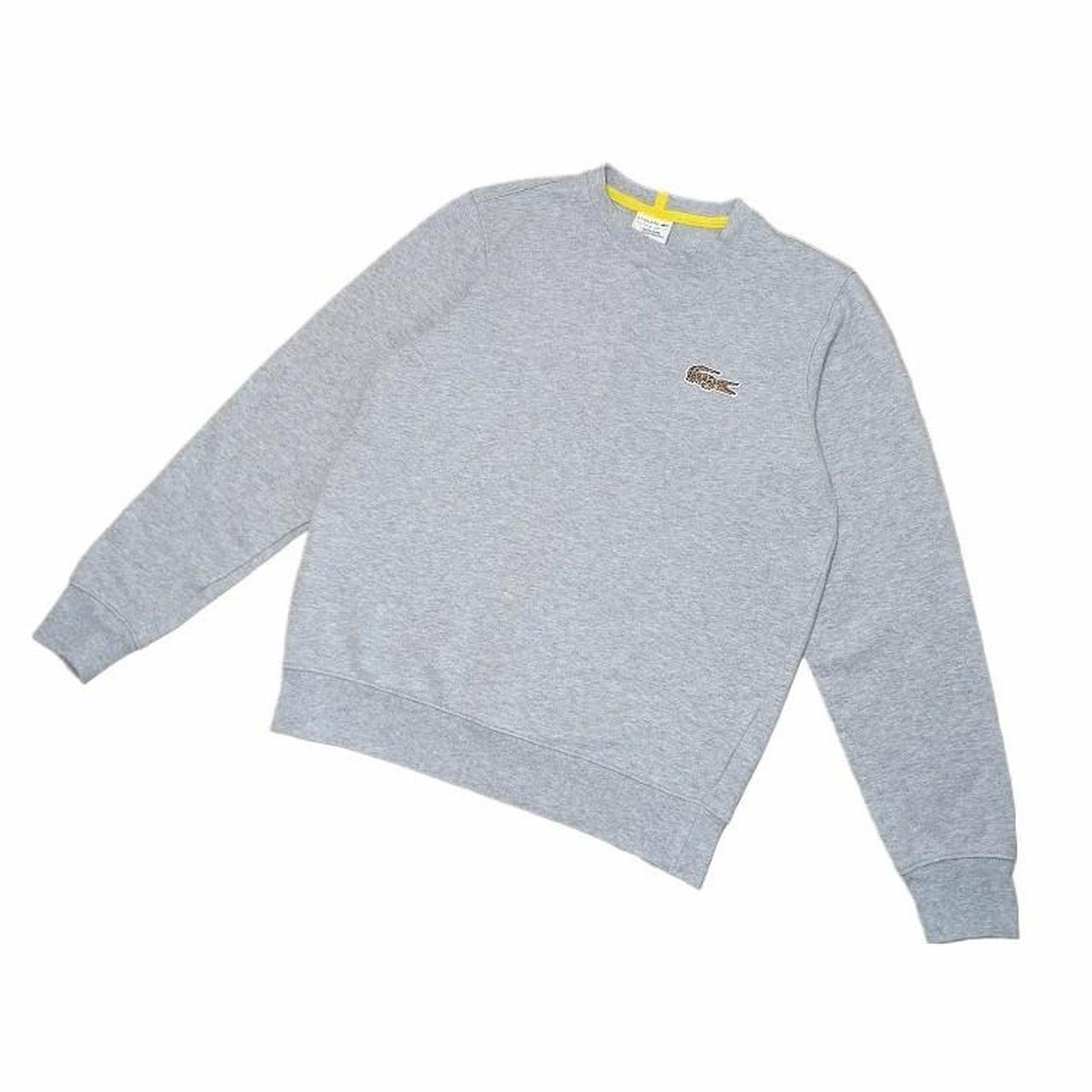 Lacoste sweater grey best sale