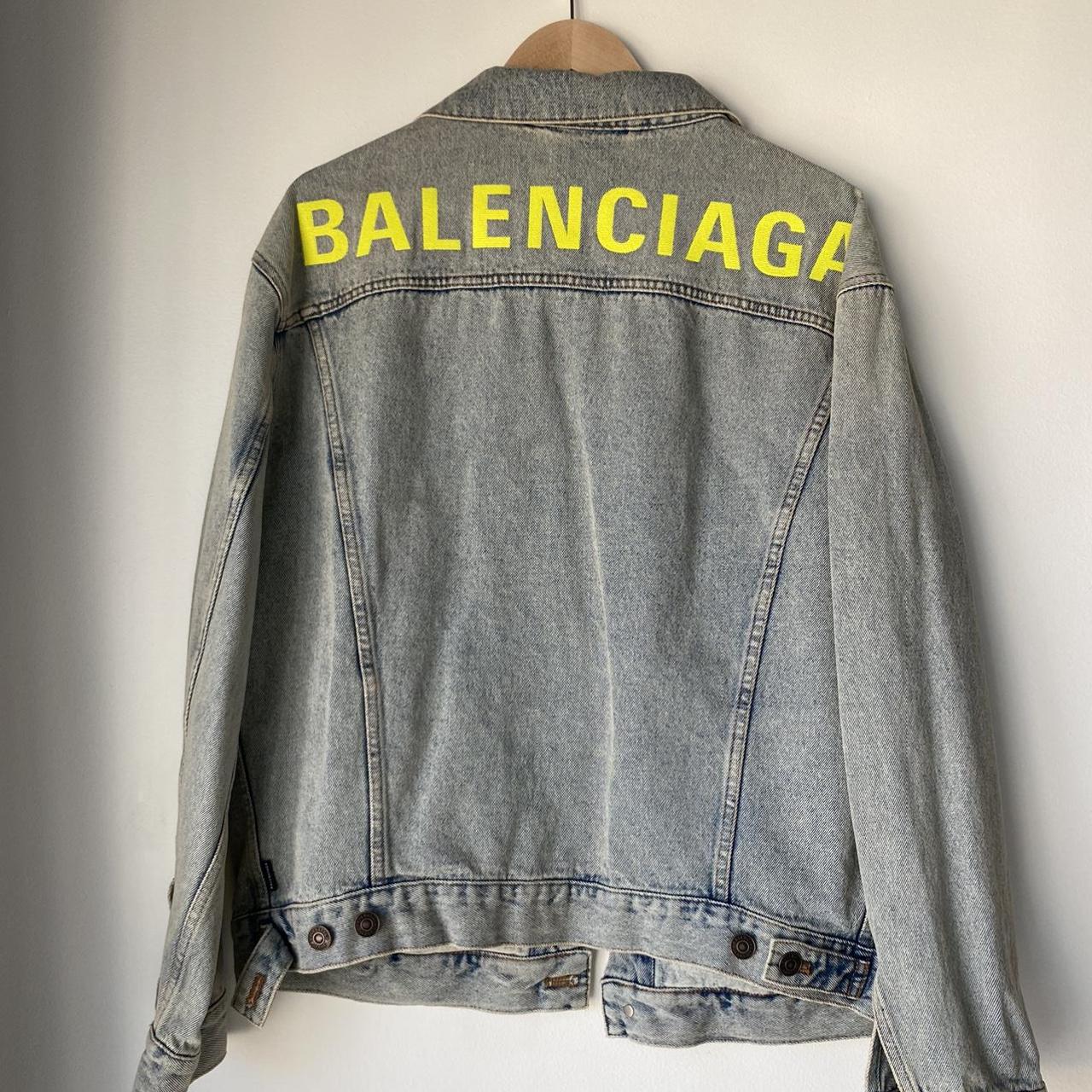 Balenciaga Men's Blue Jacket | Depop