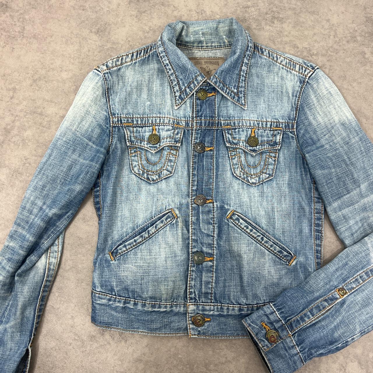 True religion denim jacket, FREE UK... - Depop