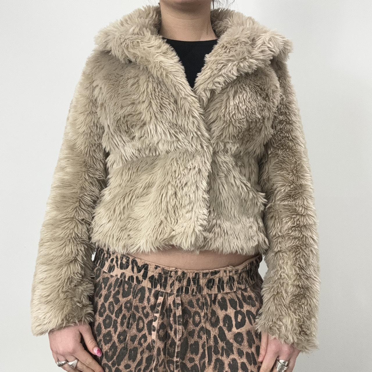 Faux fur clearance jacket size 24