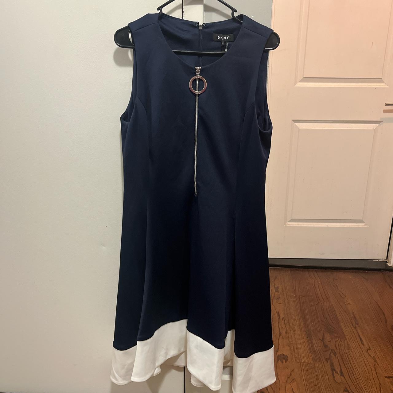 Dkny navy cheap blue dress