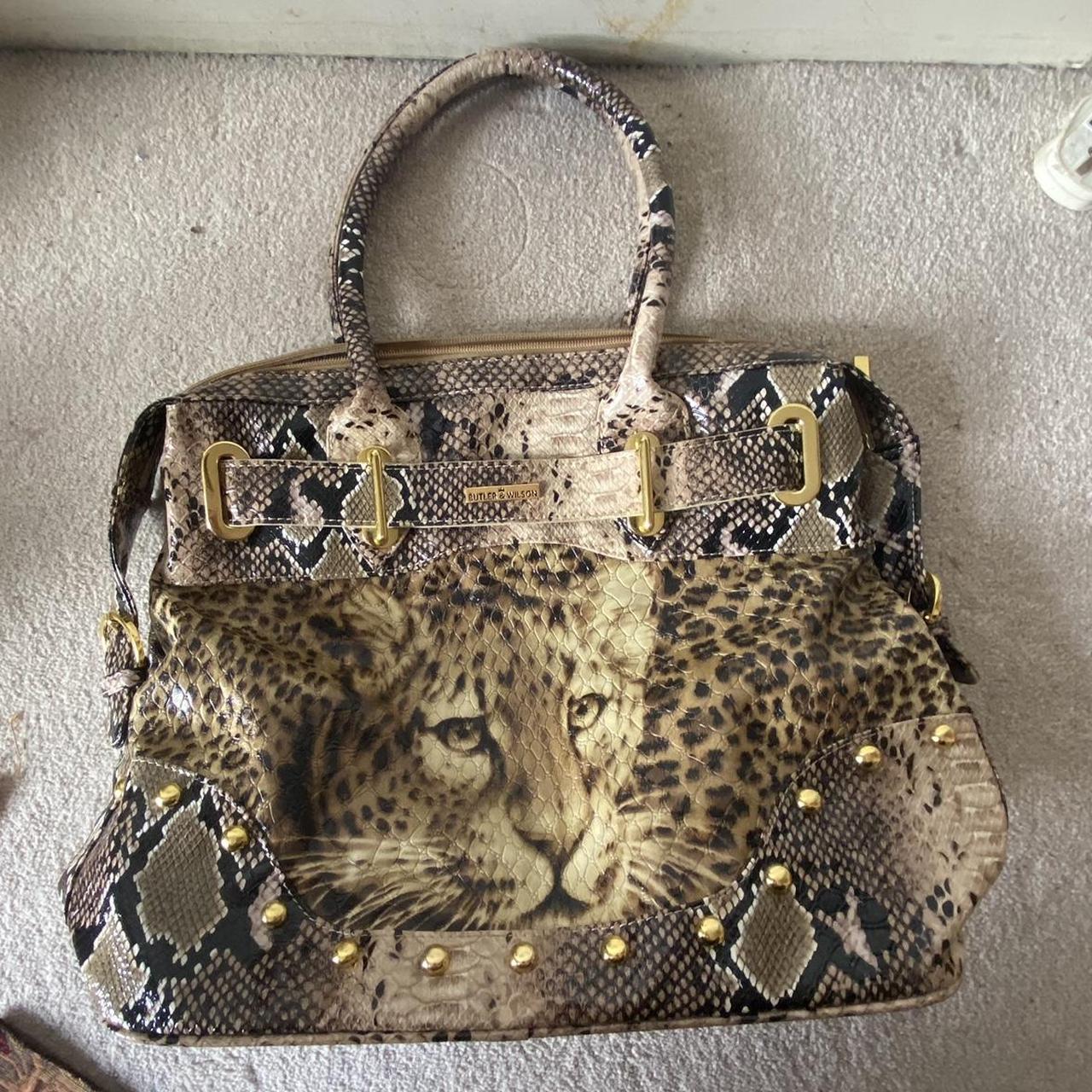 Butler and wilson hot sale leopard print bag