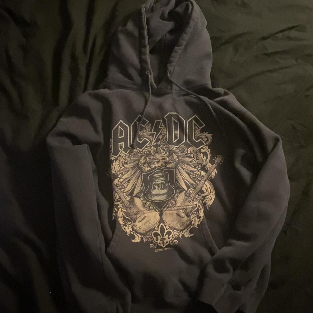 2008 navy AC/DC hoodie. this hoodie is so cozy the... - Depop
