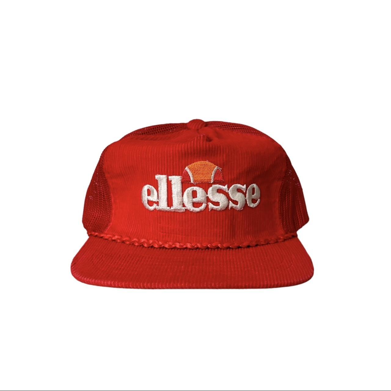Ellesse Men's Red and White Hat