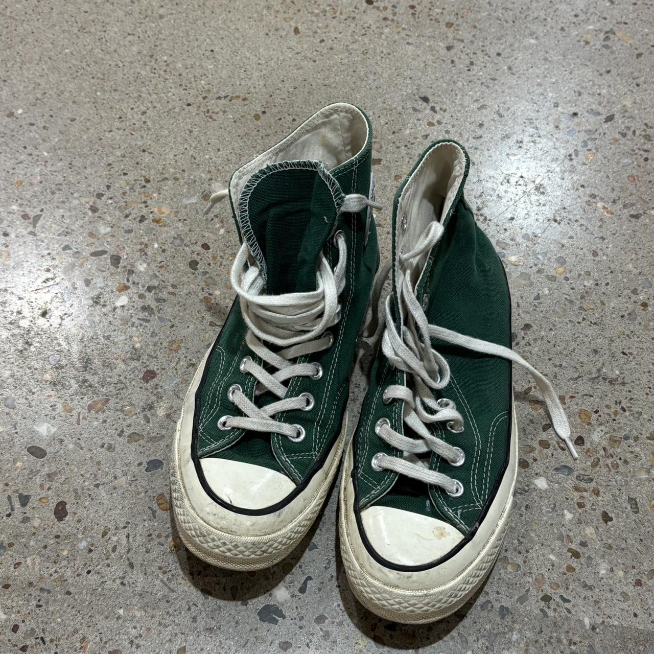 Old school converse in good condition. size 9 w size... - Depop