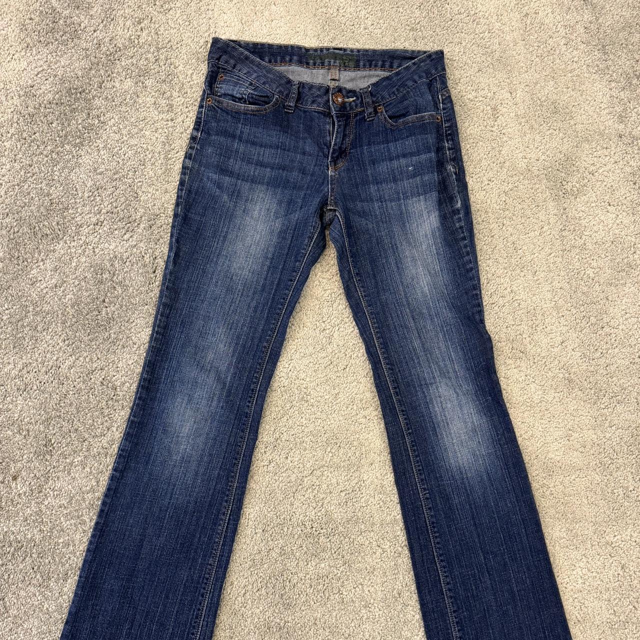 super cute y2k mid rise express jeans I love this... - Depop