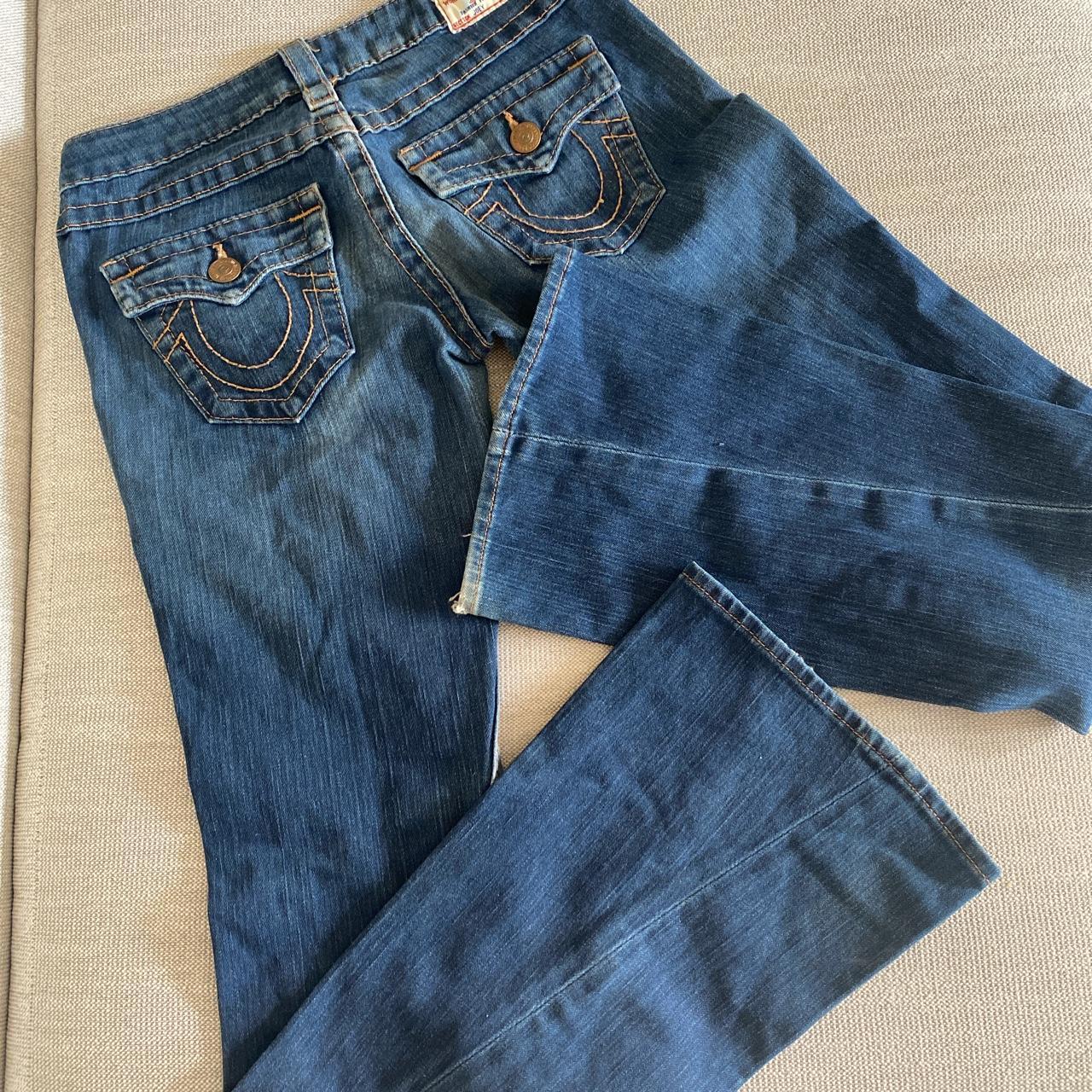 Vintage throwback, true religion women, jeans, size... Depop