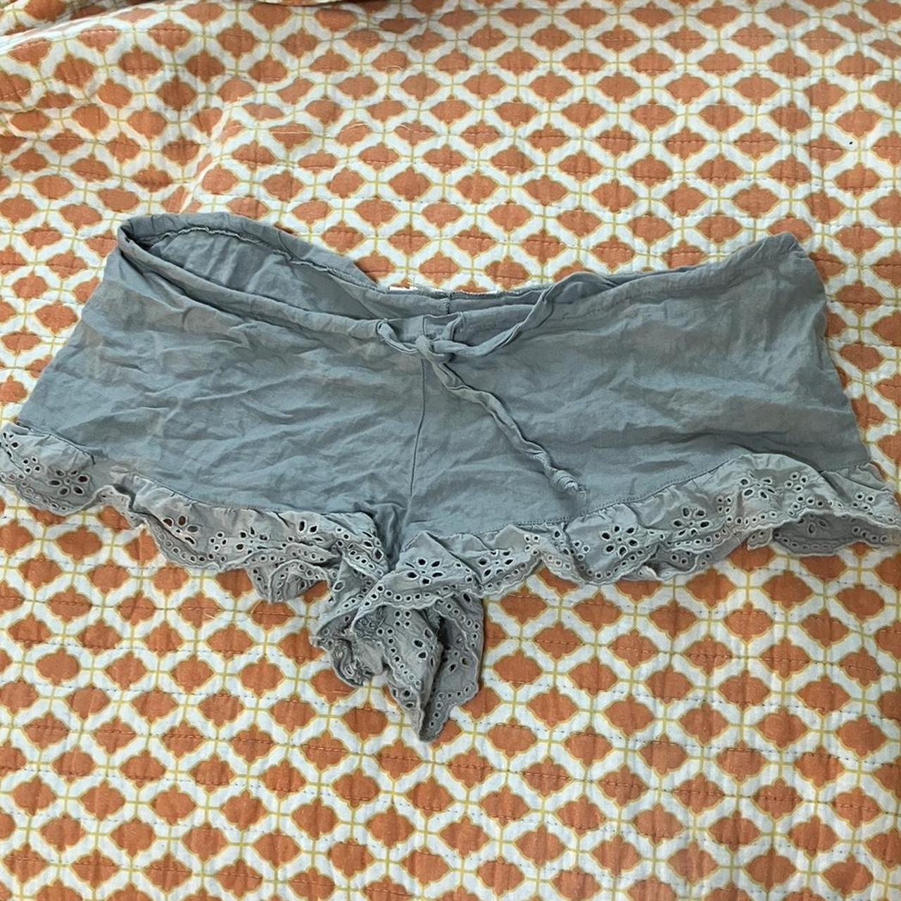 urban renewal olive green low waisted draw string... - Depop