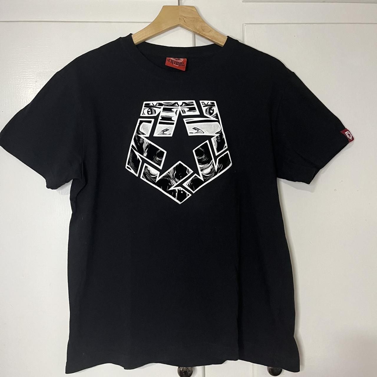 Tribal Gear Streetwear Black Velvet Graphic T-Shirt... - Depop