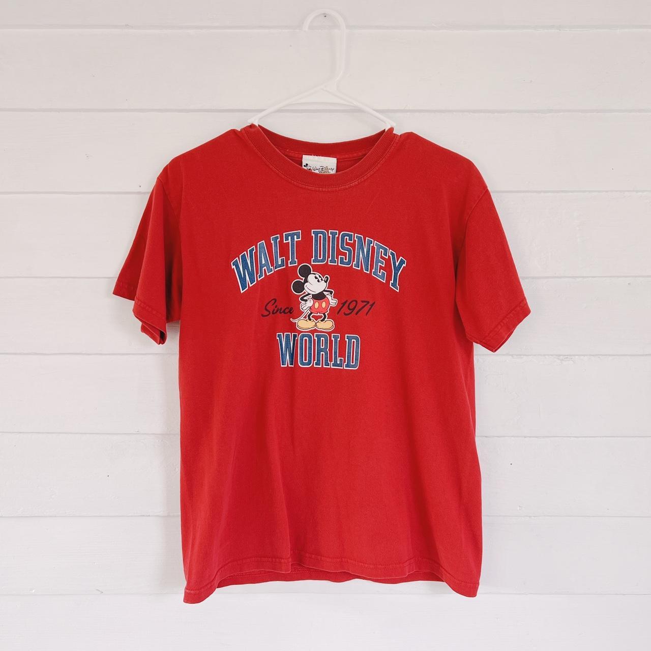 Disney Women's Red T-shirt | Depop