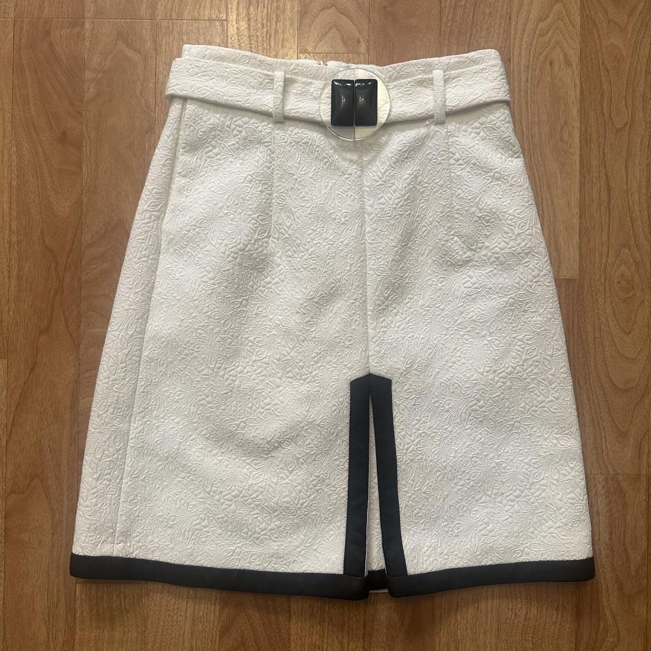Roberto Cavalli Women's Skirt - White/Cream - 27"… - image 2