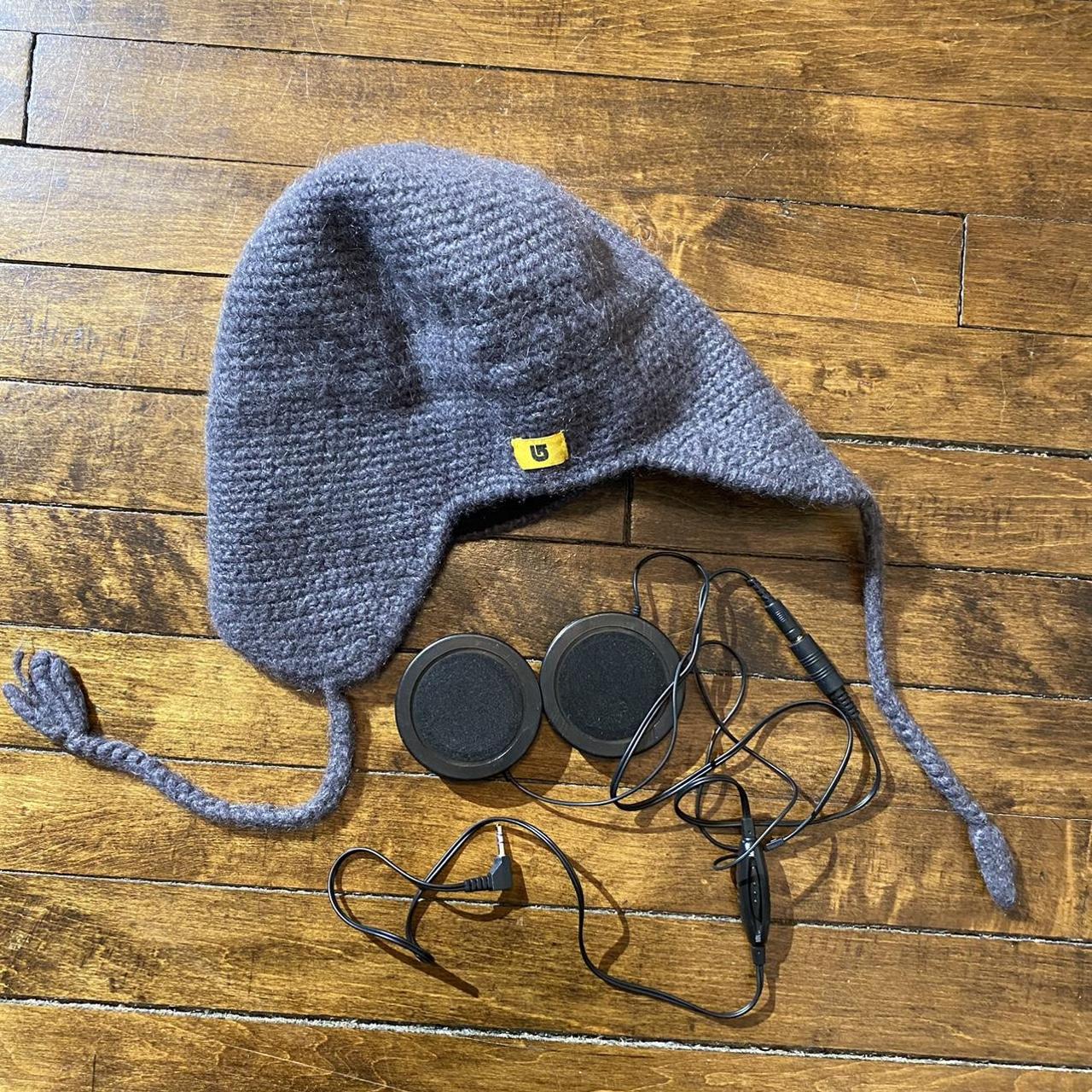 Burton hat with ear flap speakers Wool and fleece Depop