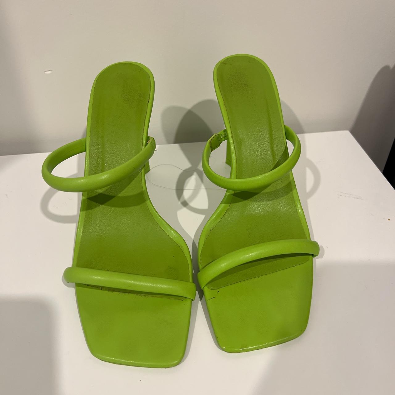 Billini green heels Kyra Style Worn once to a... Depop