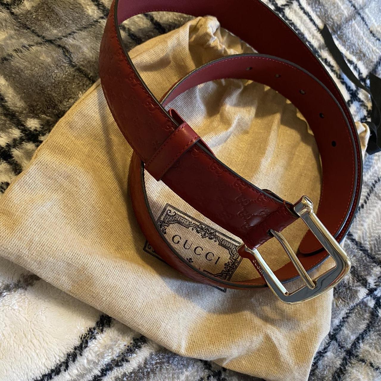 Authentic GUCCI BELT RED