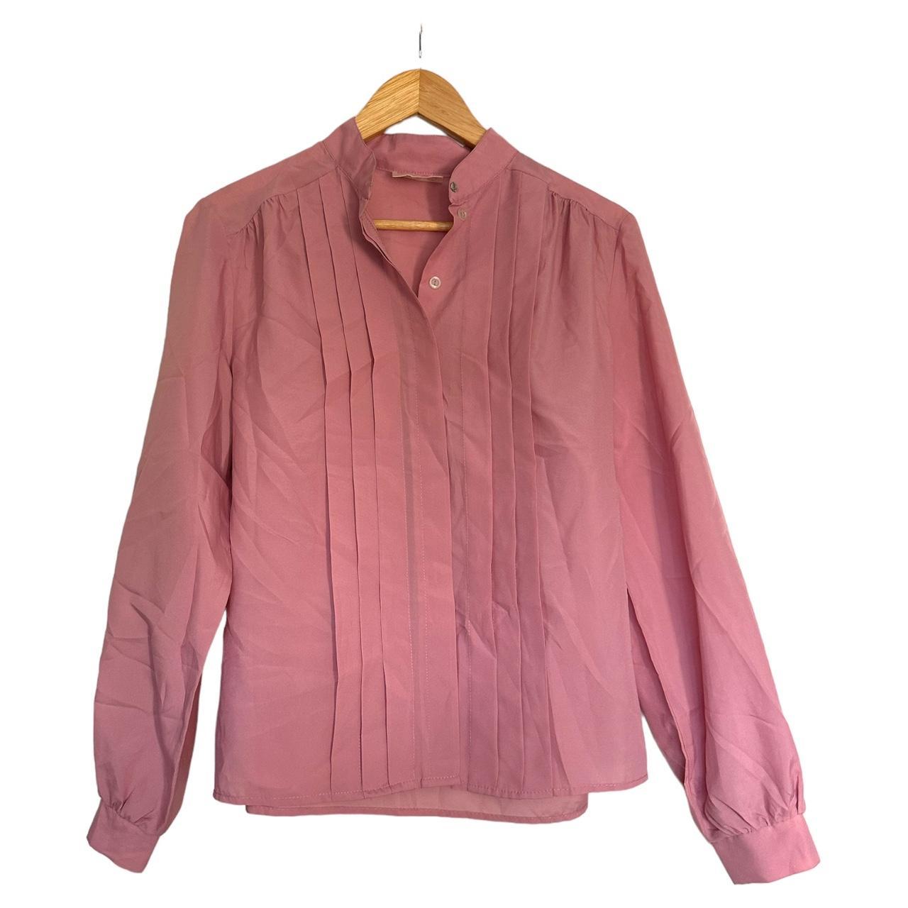 pink vintage shirt perf for a harry styles show... - Depop