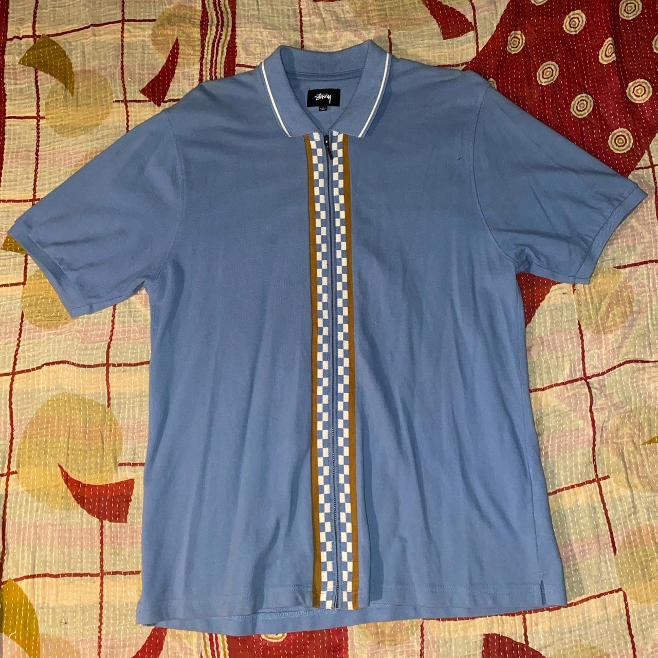 Stüssy Zip-up Shirt , Good quality material. , Size L...