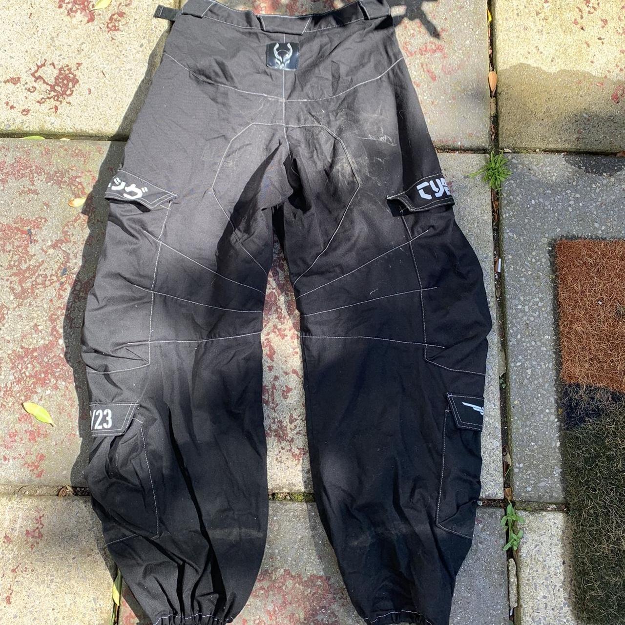 Black CyberDog rave proton trousers. Love these but | Depop