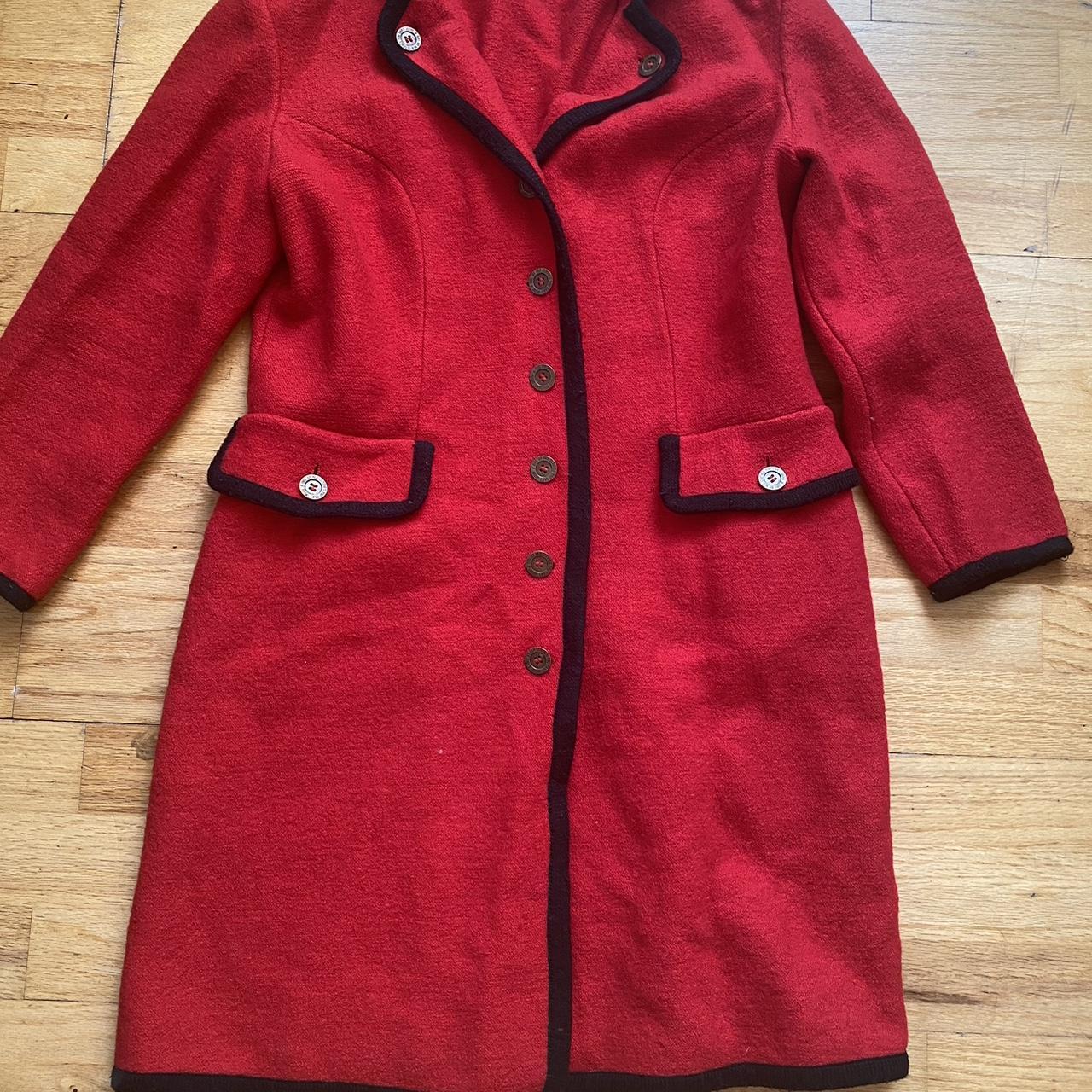 Cheap red outlet coat