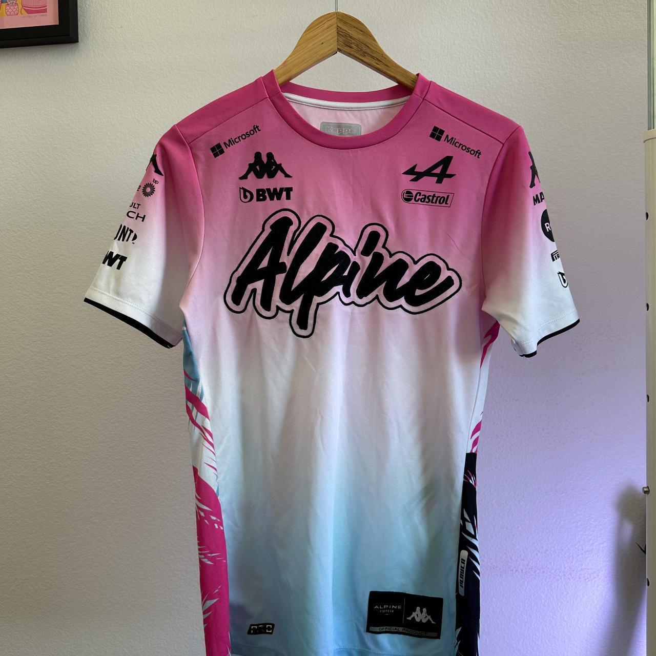 Kappa Men's Shirt Pink S – Kappa Miami Alpine F1 team jersey …