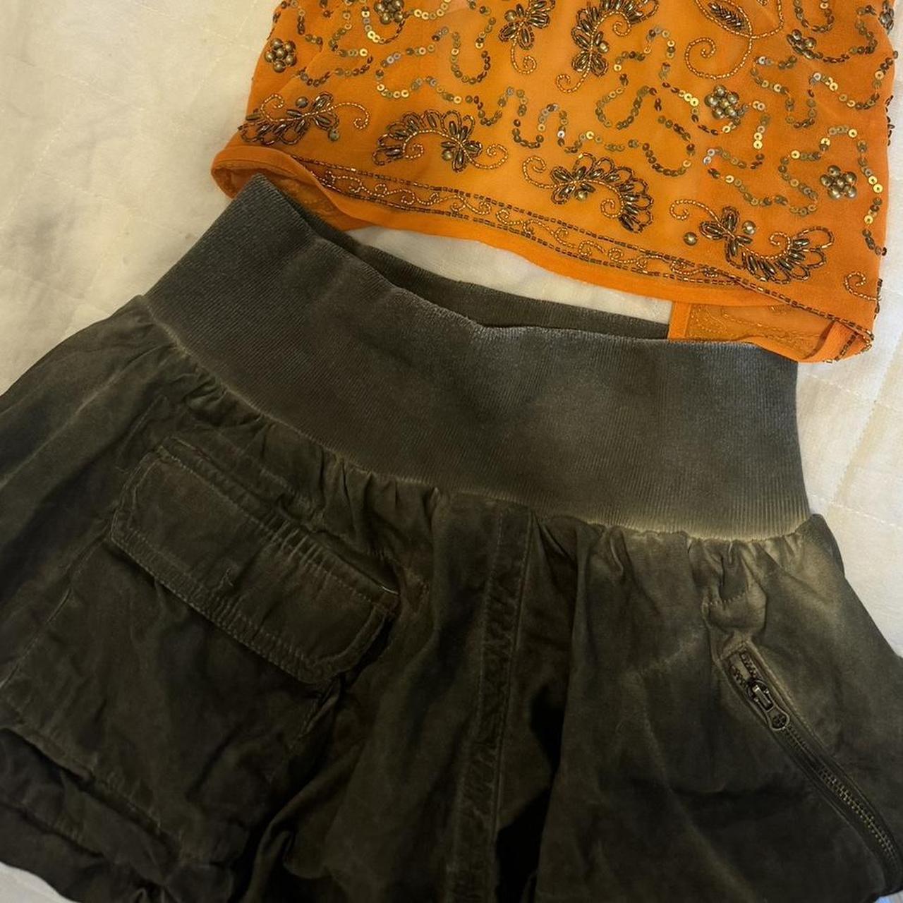 【JADED LONDON】Ozu Cargo Puffball カーゴ パフボール ミニ Jaded London ozu cargo khaki puffball mini skirt - | Depop