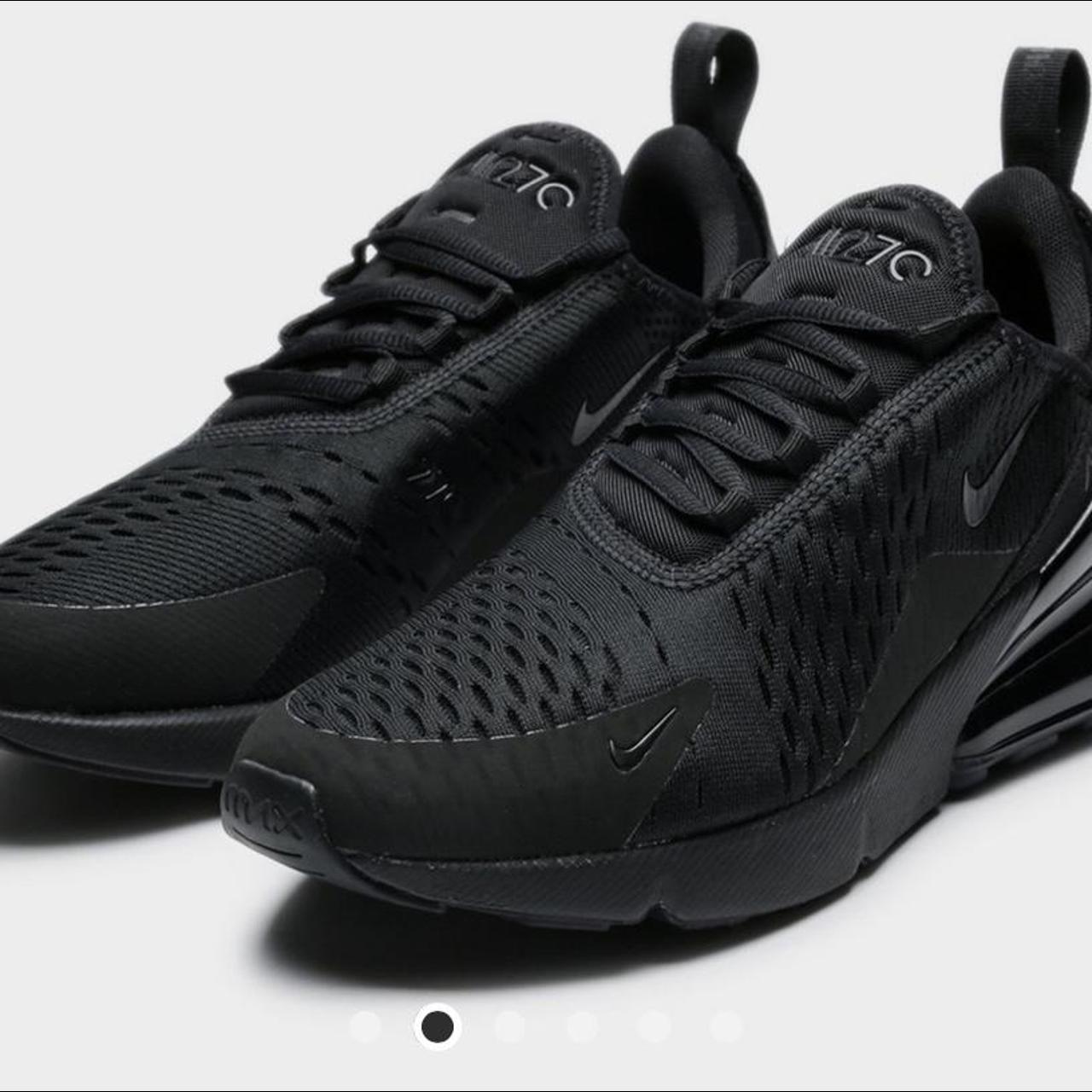 womens black nike trainers 270