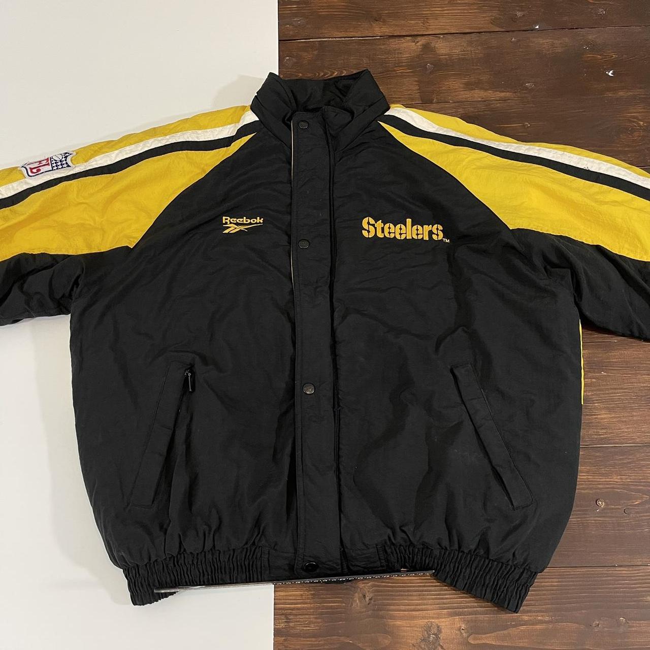 Vintage Reebok Pro Line Pittsburgh Steelers Puffer Depop