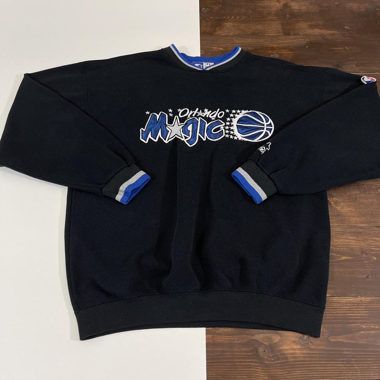 Vintage Starter Orlando Magic Embroidered Sweatshirt... - Depop