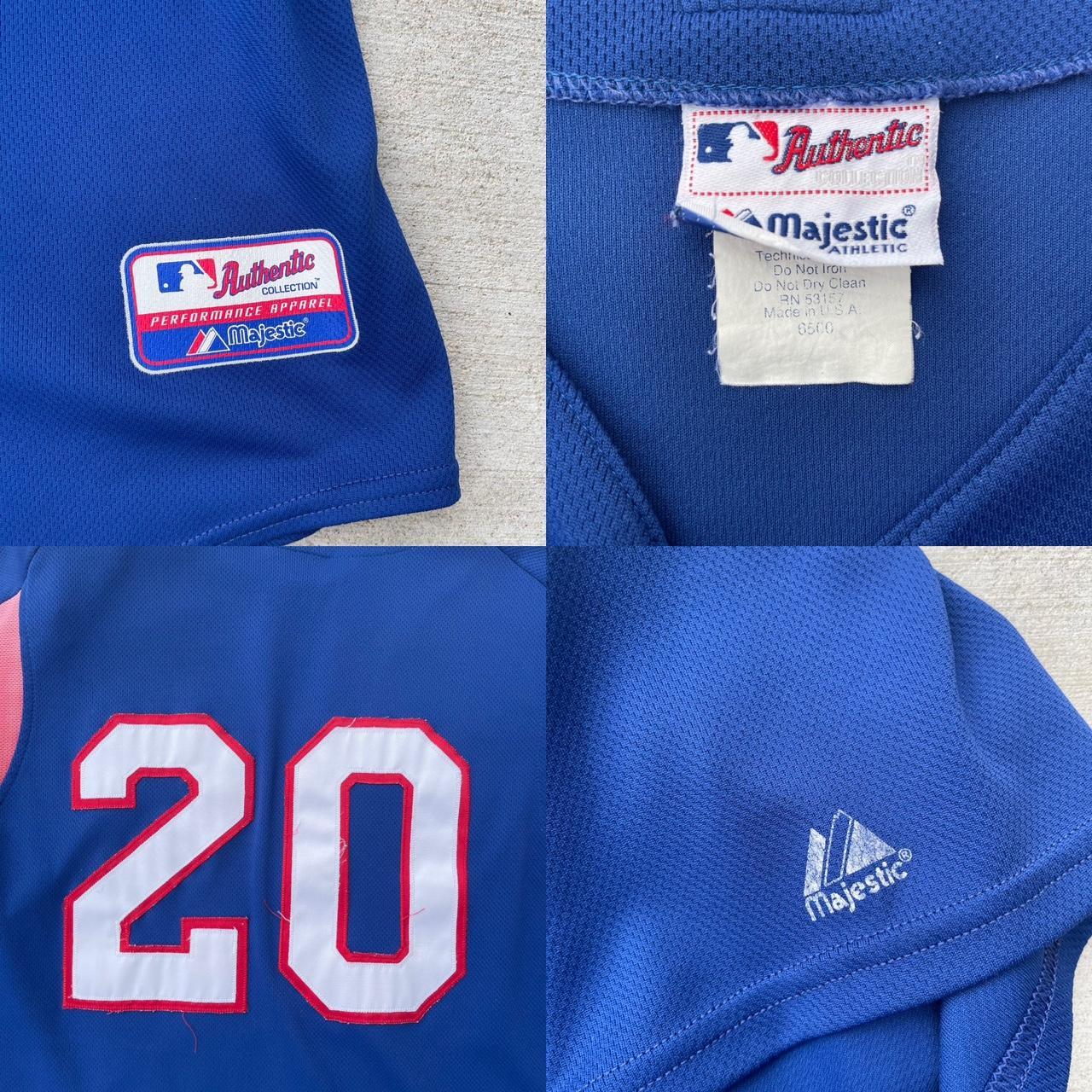 MBL Texas Rangers Promotional Souvenir Blue Jersey - Depop