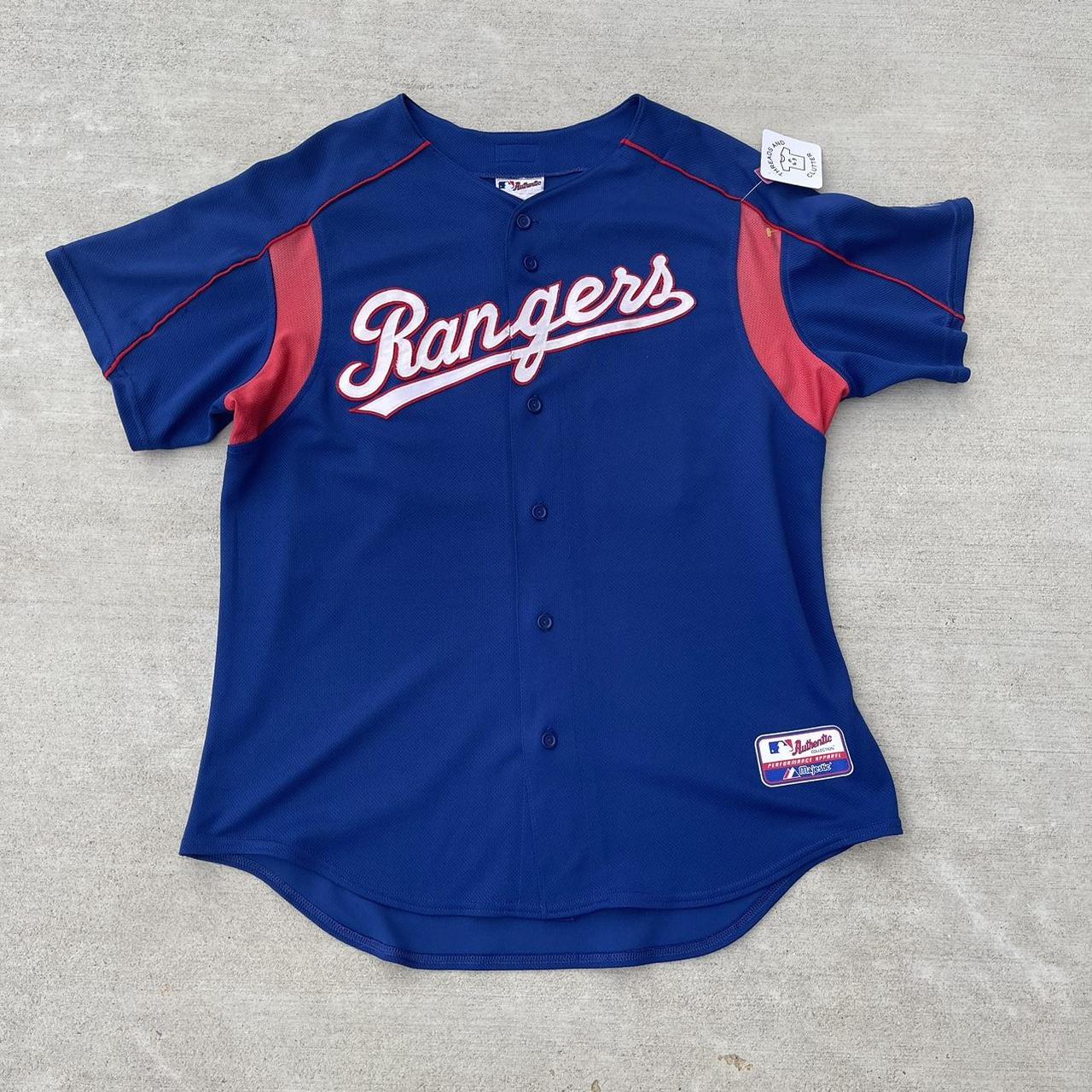 VINTAGE TEXAS RANGERS BASEBALL JERSEY / SHIRT SIZE - Depop