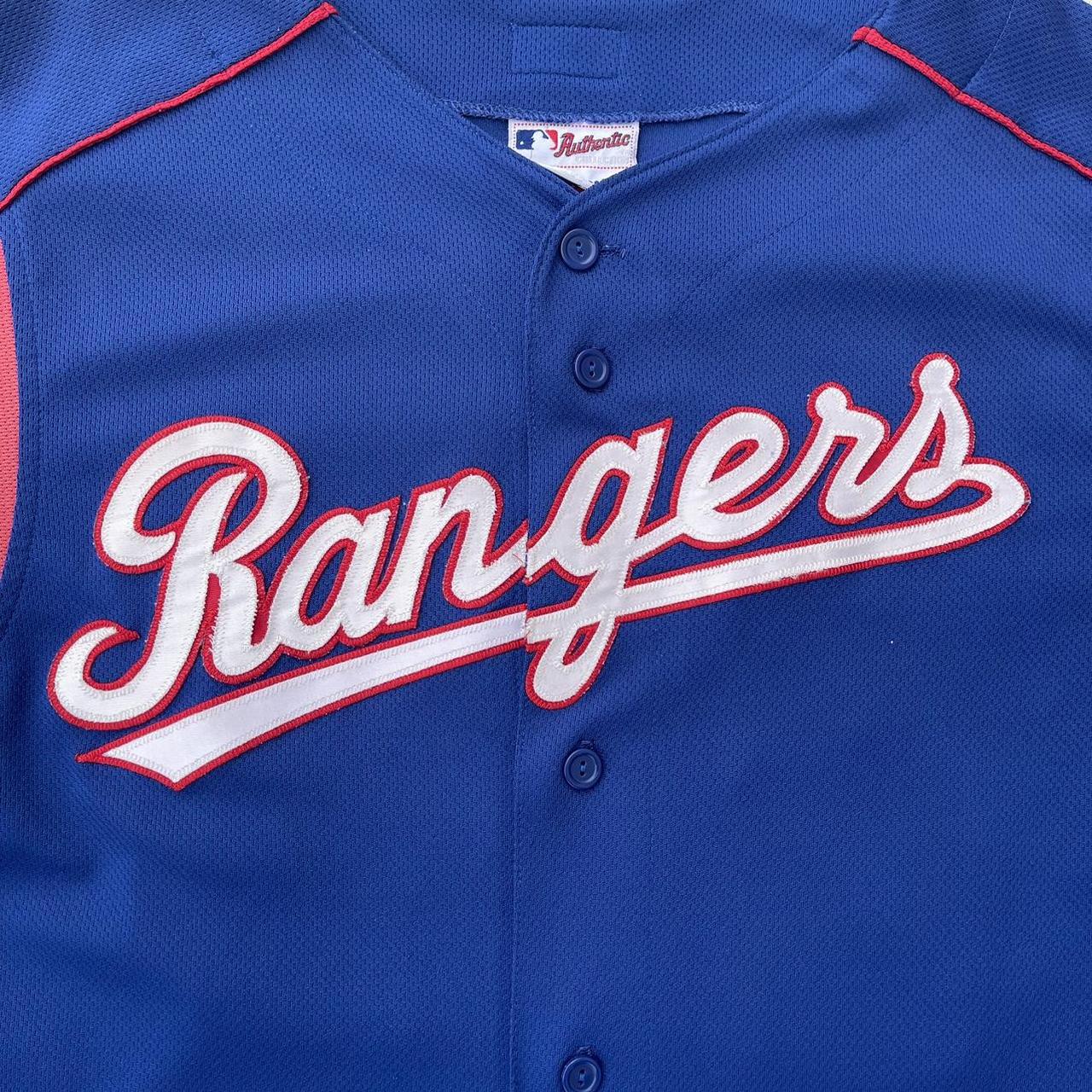 MBL Texas Rangers Promotional Souvenir Blue Jersey - Depop