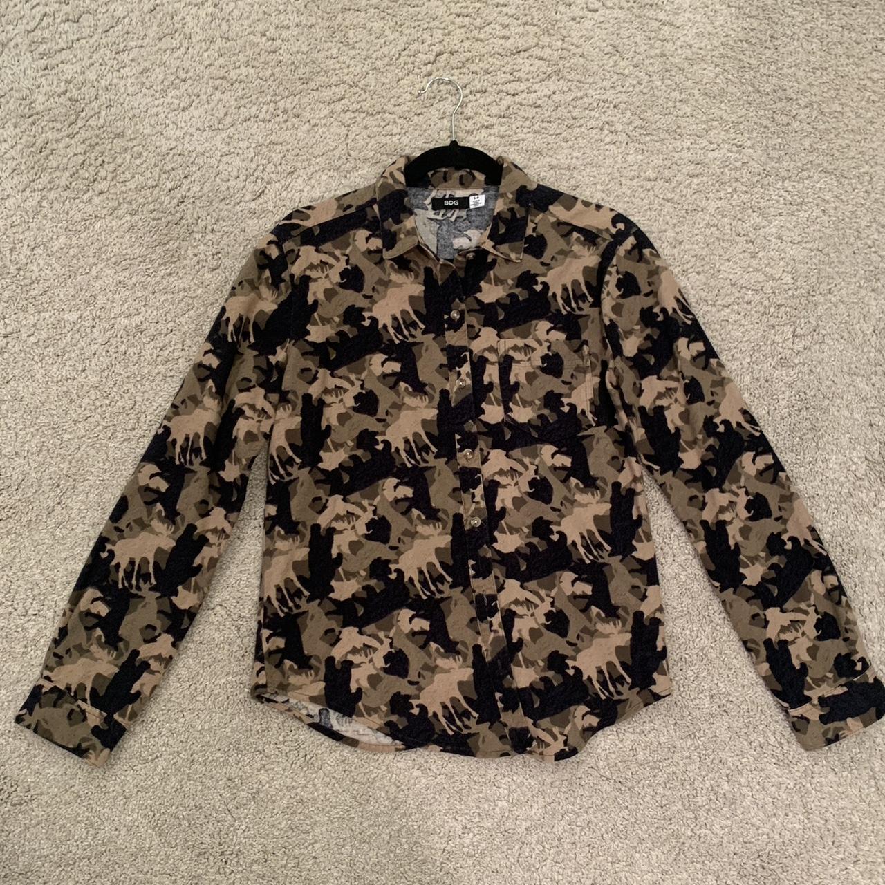 camo flannel shirt women's